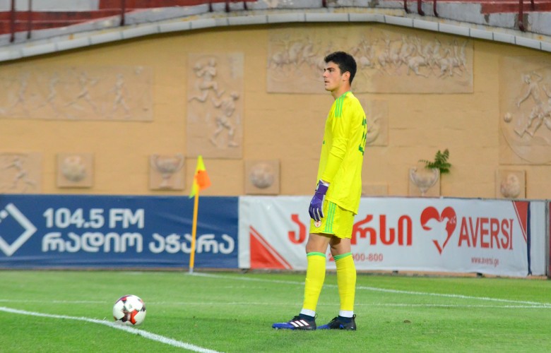 Luka Sherozia’s debut match in U21 team